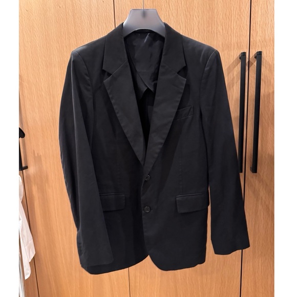 THE ROW MEN'S SLATER SLIM-FIT COTTON-BLEND TWILL BLAZER BLACK US 38 / EU 48 - Picture 7 of 15